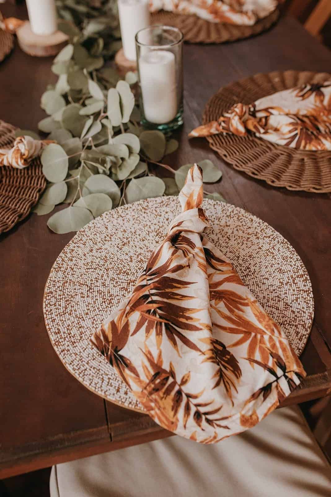 Boda Daniel y Juliana 7 Servilleta lujo